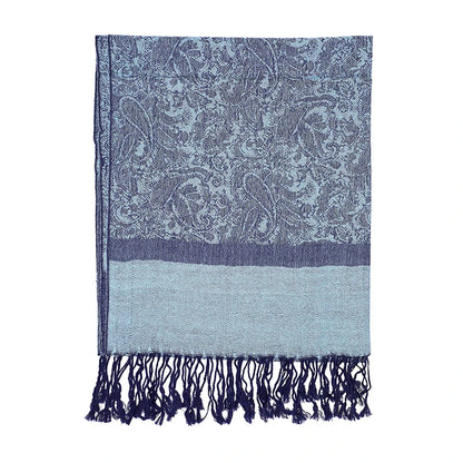 Damen Jacquard Schal ethnisch Kaschmir dick weich Halstuch Bandana Outdoor