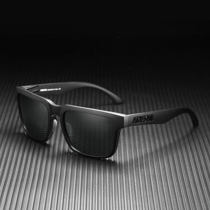 Sonnenbrille übergroß quadratisch polarisiert 64mm Angeln Herren