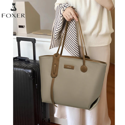 Damen Tote Bag aus weichem PU-Leder mit großem Fassungsvermögen