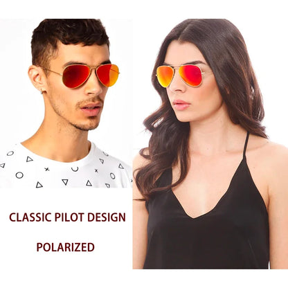 Sonnenbrille Pilot übergroß polarisiert 62mm UVA/UVB Etui Herren