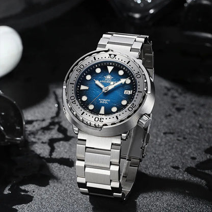 Herren-Taucheruhr mit 300 m Wasserdichtigkeit und NH35A-Automatikwerk