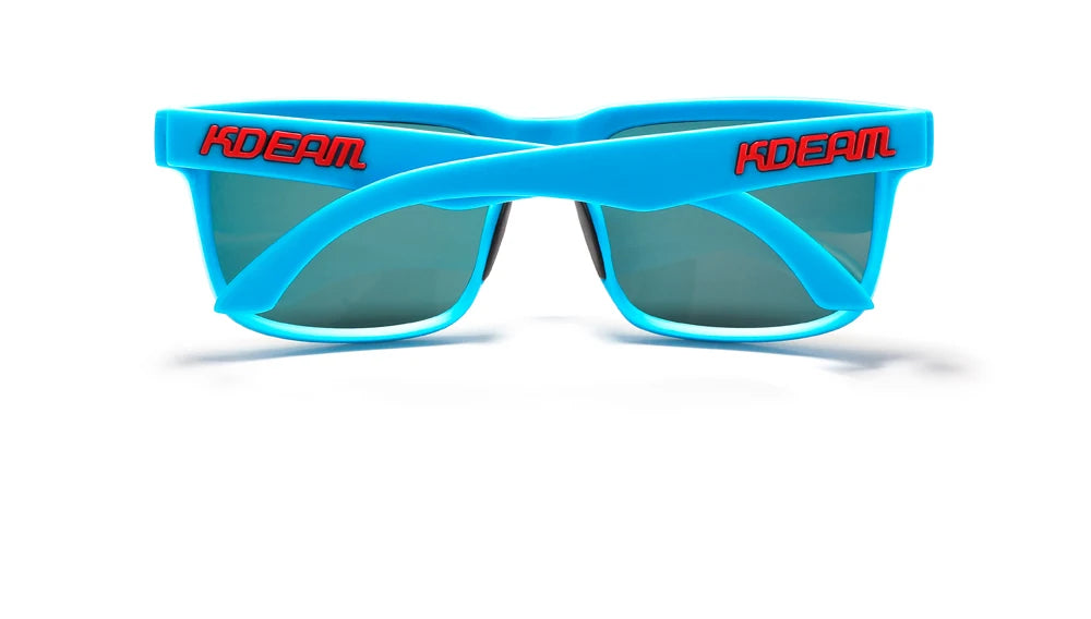 Sonnenbrille quadratisch polarisiert Reißverschlussetui 30 Farben Unisex