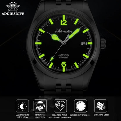 Herren-Automatikuhr mit Jubilee-Armband und Kalenderanzeige