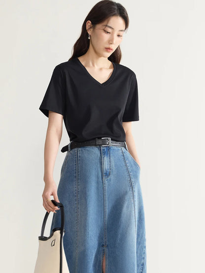 Lässiges Damen-T-Shirt in Übergröße mit Rundhalsausschnitt und kurzem Ärmel – bedrucktes, luftiges Design für den Sommer