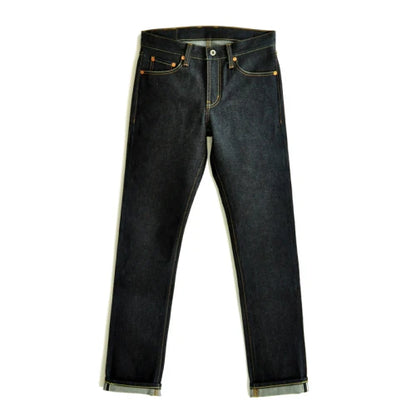 Herren Jeans aus Selvedge Denim mit schmaler Passform und Reißverschluss