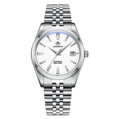 Herren-Vintage-Automatikuhr mit Sunburst-Zifferblatt und NH35A
