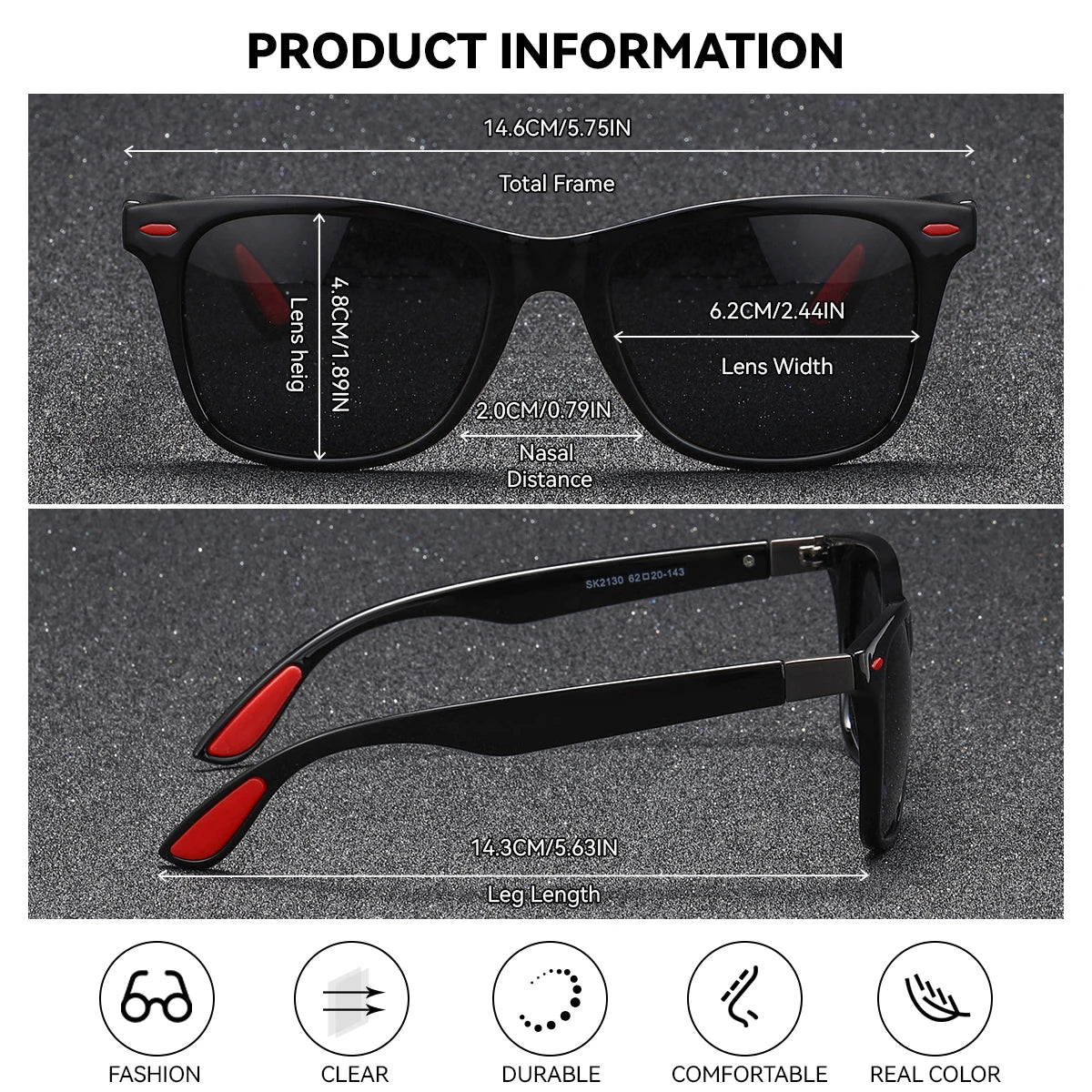Sonnenbrille Sport oval polarisiert Farbverlauf UV400 matt Herren