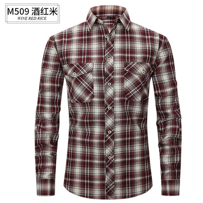Langarm-Herrenhemd aus Eisseide – elastisch, bügelfrei und ideal für Business-Casual-Looks