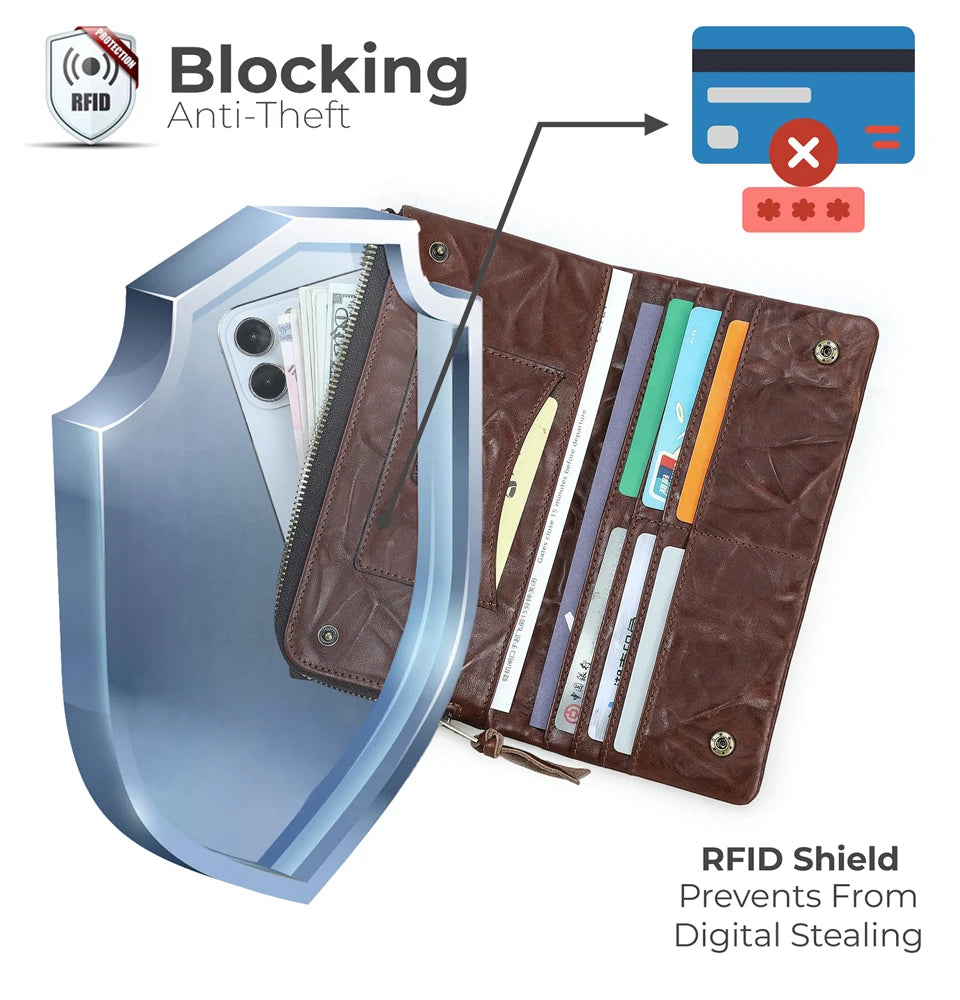 Herren Echtleder Geldbörse Bifold Vintage natürlich gewaschen Kartenhalter Reise