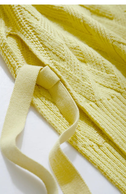 Damen-Rollkragenpullover locker Schnürung Herbst-Winter