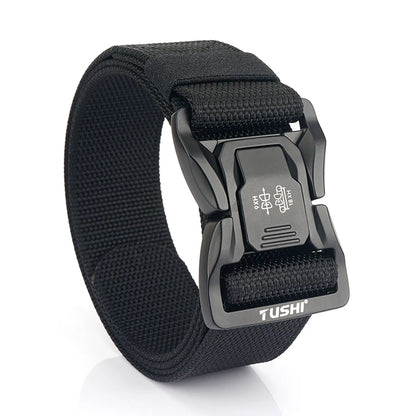 VATLTY New 4.3cm Tactical Outdoor Belt Tight Nylon Aluminum Buckle Quick Release Men's Military Belt Casual Wide Waistband Male