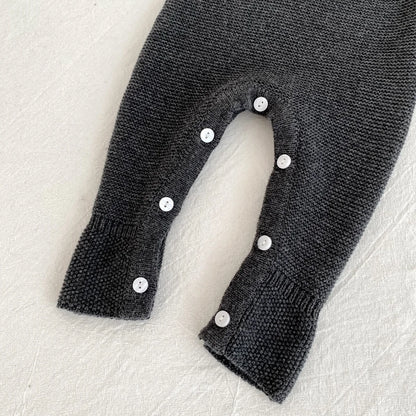 Baby Strampler aus Strick mit Rüschen für Jungen und Mädchen