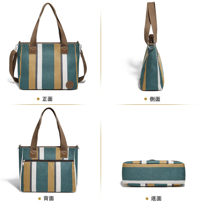 Damen Shoulder Bag aus Fabric Casual Large Capacity Tote Bag