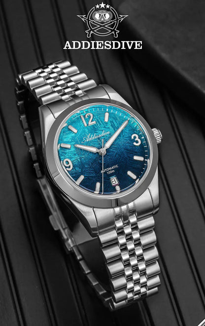 Herren-Automatikuhr mit Jubilee-Armband und Saphirglas