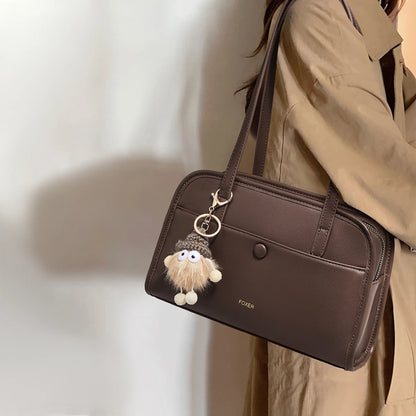 Damen Schultertasche Aus PU-Leder Mit Cross Body