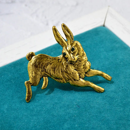 Brosche Hase Kristall Strass Luxus Kleidung Mantel Glänzend Damen