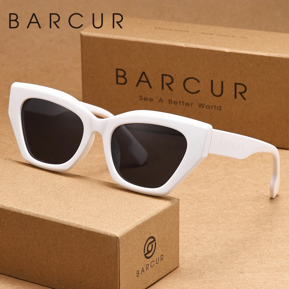 Sonnenbrille Katzenauge Polycarbonat UV-Schutz polarisiert Unisex