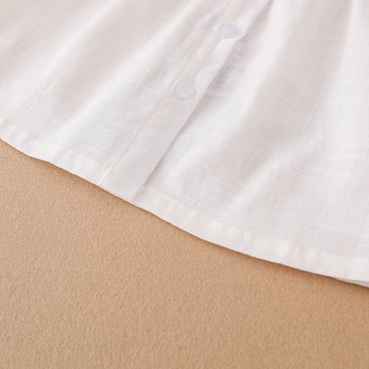 Mädchen-Shirt 2025, Frühling und Herbst, Baby-Kinder, 100 % Baumwolle, langärmelige Kleidung, niedliches Kaninchen, bestickte Oberteile für 2–6 Jahre