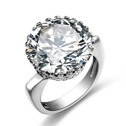 Damen-Ring aus Sterling Silber 925 mit Mystic-Topas Stein in 15x15 mm Größe elegant glänzend und langlebig