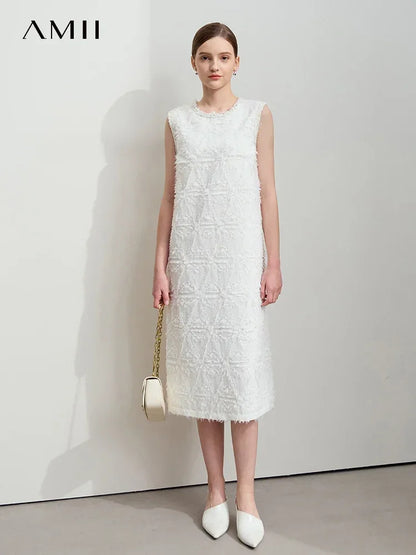 Elegantes Damen Kleid Mit Pailletten Und Fransen Für Büro