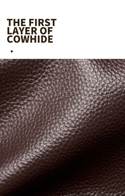 Damen Handtasche aus echtem Leder mit großer Kapazität
