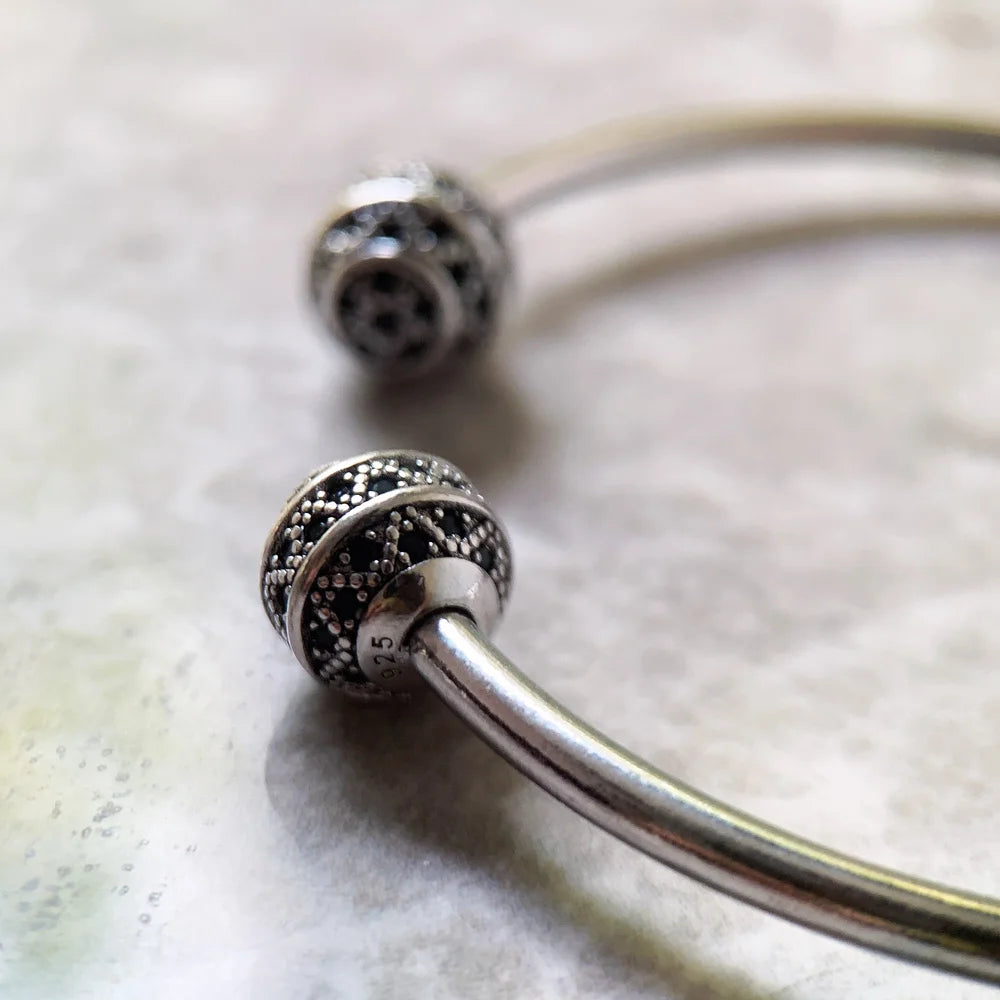 Damen-Armreif Zig-Zag Mode aus Sterlingsilber