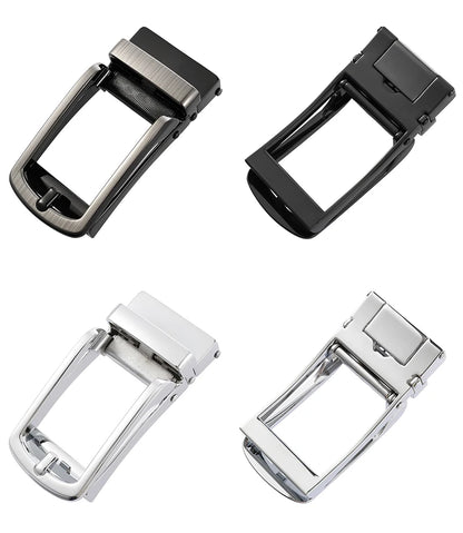 Herren-Gürtel Aus Echtem Leder Mit Automatik-Schnalle Für Anzug Und Business, 31 mm Breite