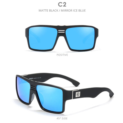 Sonnenbrille quadratisch polarisiert Keyhole-Brücke 6-Basis beschichtet Herren