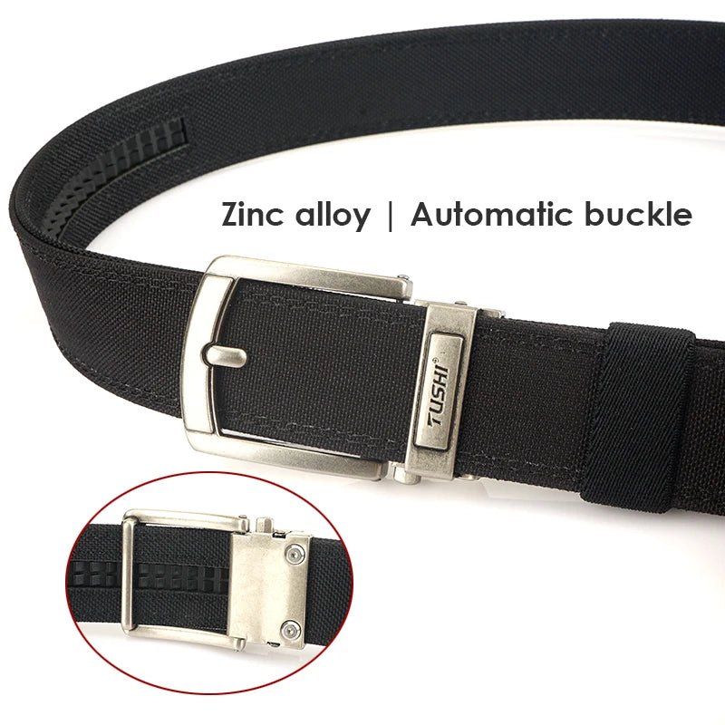 VATLY Rigid Tactical Gürtel Herren Nylon Metall-Schnalle Duty Casual