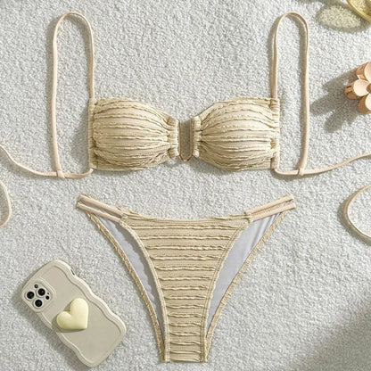 Sexy Bikini-Set für Damen mit Push-up-Effekt – Perfekt für Strand und Pool
