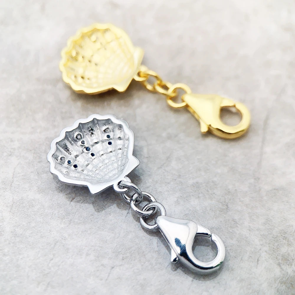 Damen-Charm-Anhänger Muschel Sommer maritim aus Sterlingsilber