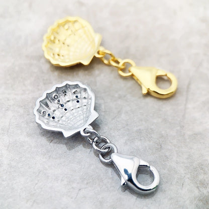 Damen-Charm-Anhänger Muschel Sommer maritim aus Sterlingsilber