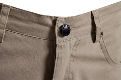 AIOPESON Herren-Sommershorts aus 100 % Baumwolle, lässige 11-farbige, leichte Straßenshorts mit mehreren Taschen
