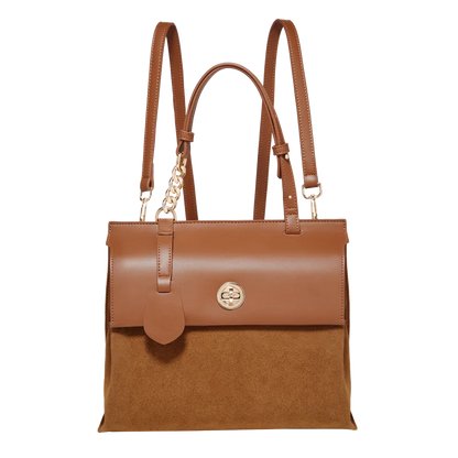 Damen Handtasche aus PU Leder im Minimalis Retro-Stil