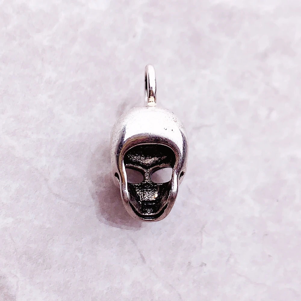 Damen-Anhänger Totenkopf Punk Rebel Street aus Sterlingsilber