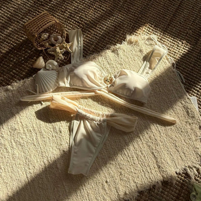 Sexy Push-Up Bikini-Set für Damen – Brasilianischer Stil