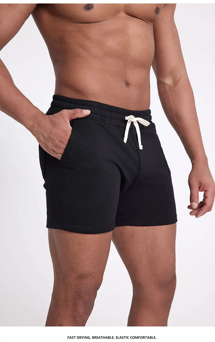 Lässige Herren-Arbeitsshorts mit mehreren Taschen und mittlerer Länge – ideal für den Sommer.
