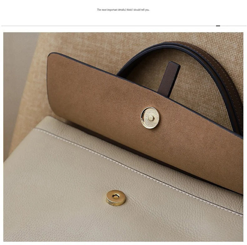 Office Damen Handtasche aus Kuhleder