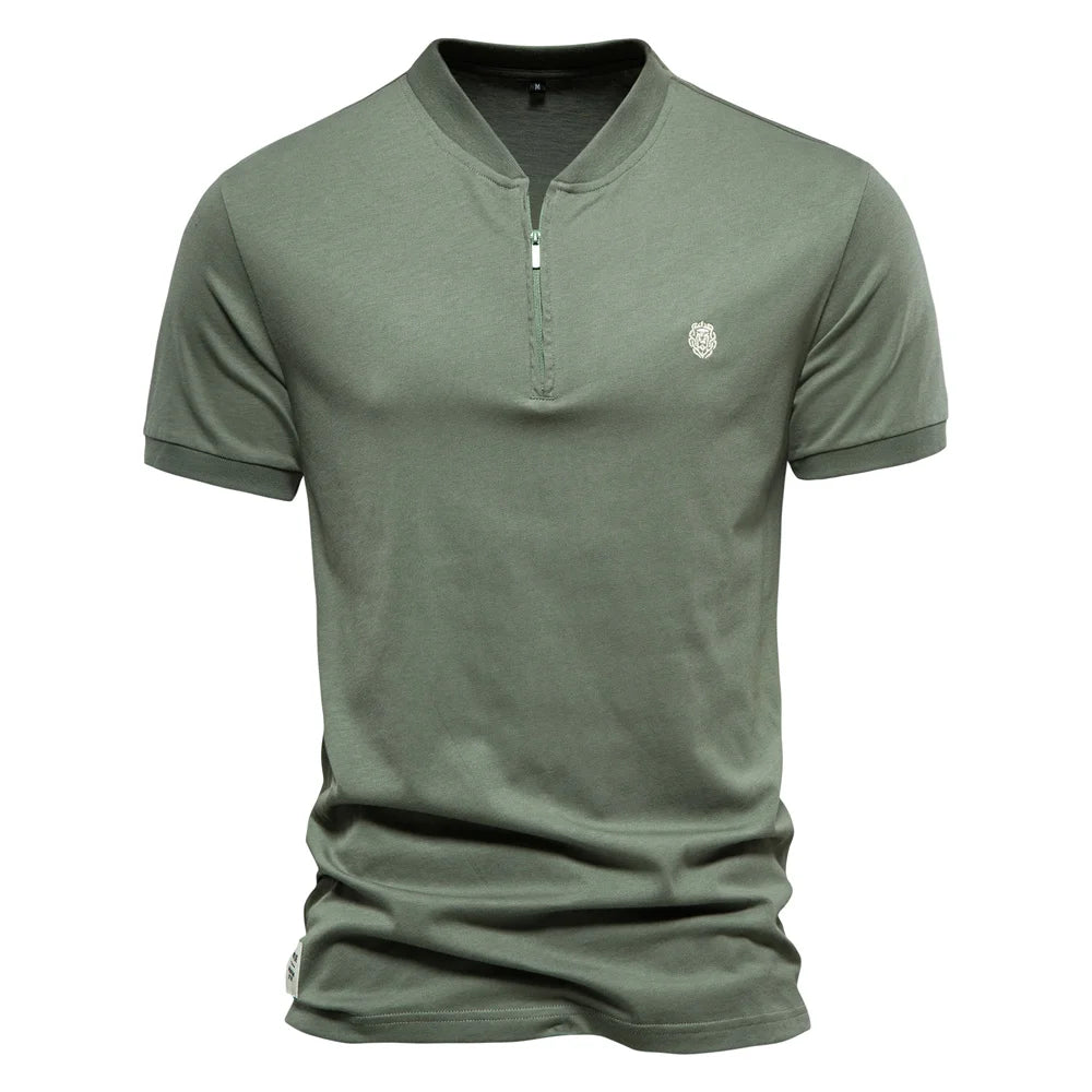Klassisches Herren Poloshirt Aus Reiner Baumwolle Für Den Sommer
