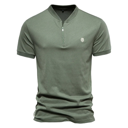 Klassisches Herren Poloshirt Aus Reiner Baumwolle Für Den Sommer