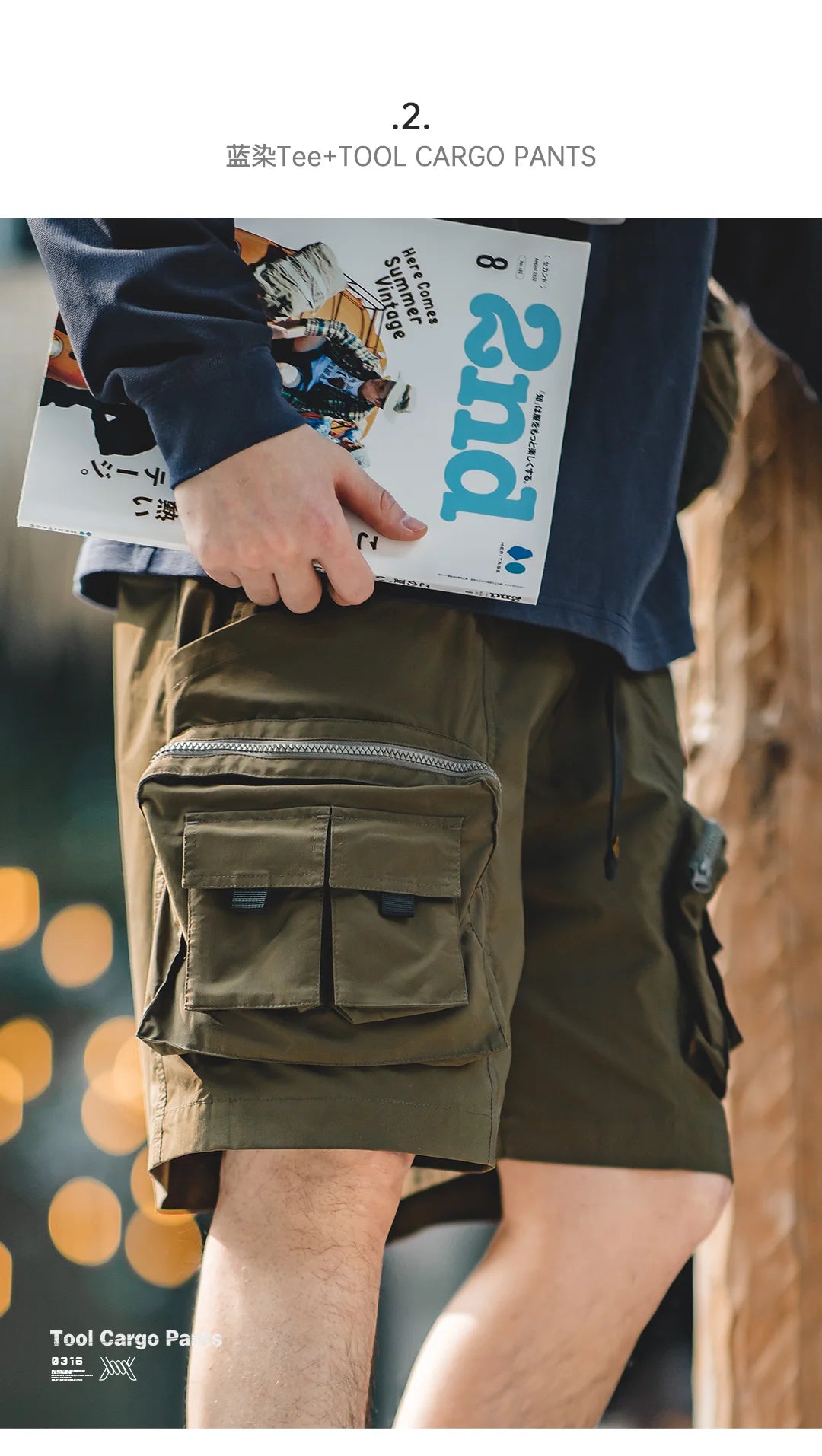 Herren Taktische Shorts für den Sommer mit vielen Taschen und verstellbarer Taille
