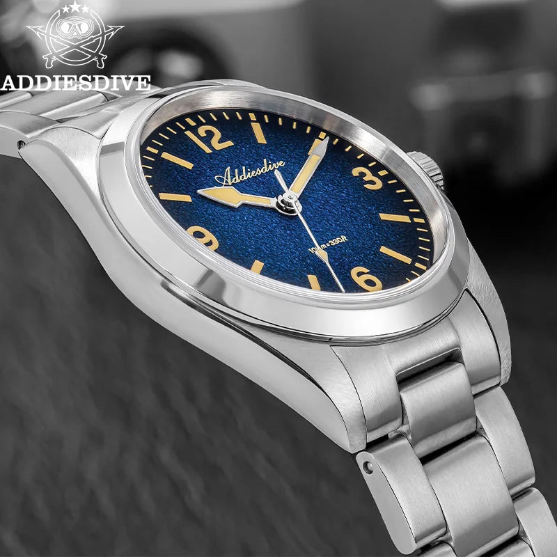 Herren-Quarzuhr mit Saphirglas und C3-Retro-Leuchtmasse