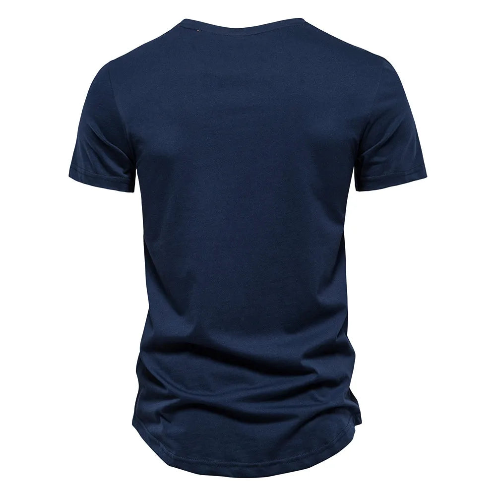 Herren T-Shirt aus Baumwolle mit kurzem Arm für lässige Sommermode