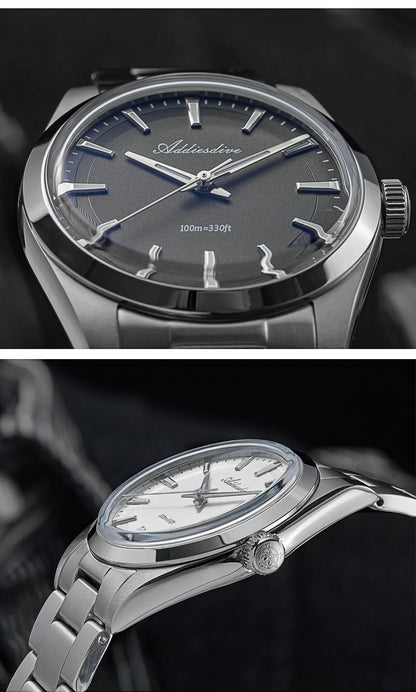 Herren-Sportuhr 36 mm mit Bubble-Glas und BGW9-Leuchtwerk