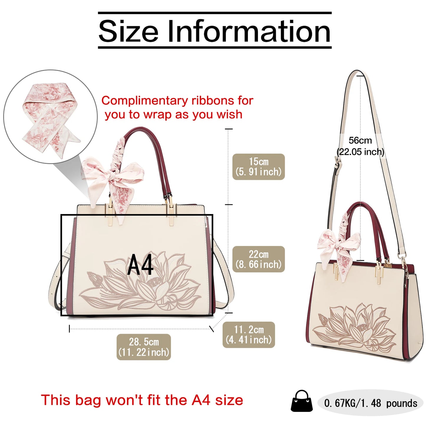 Damen Tasche Aus Splitleder Mit Reißverschluss Im Chinesischen Stil