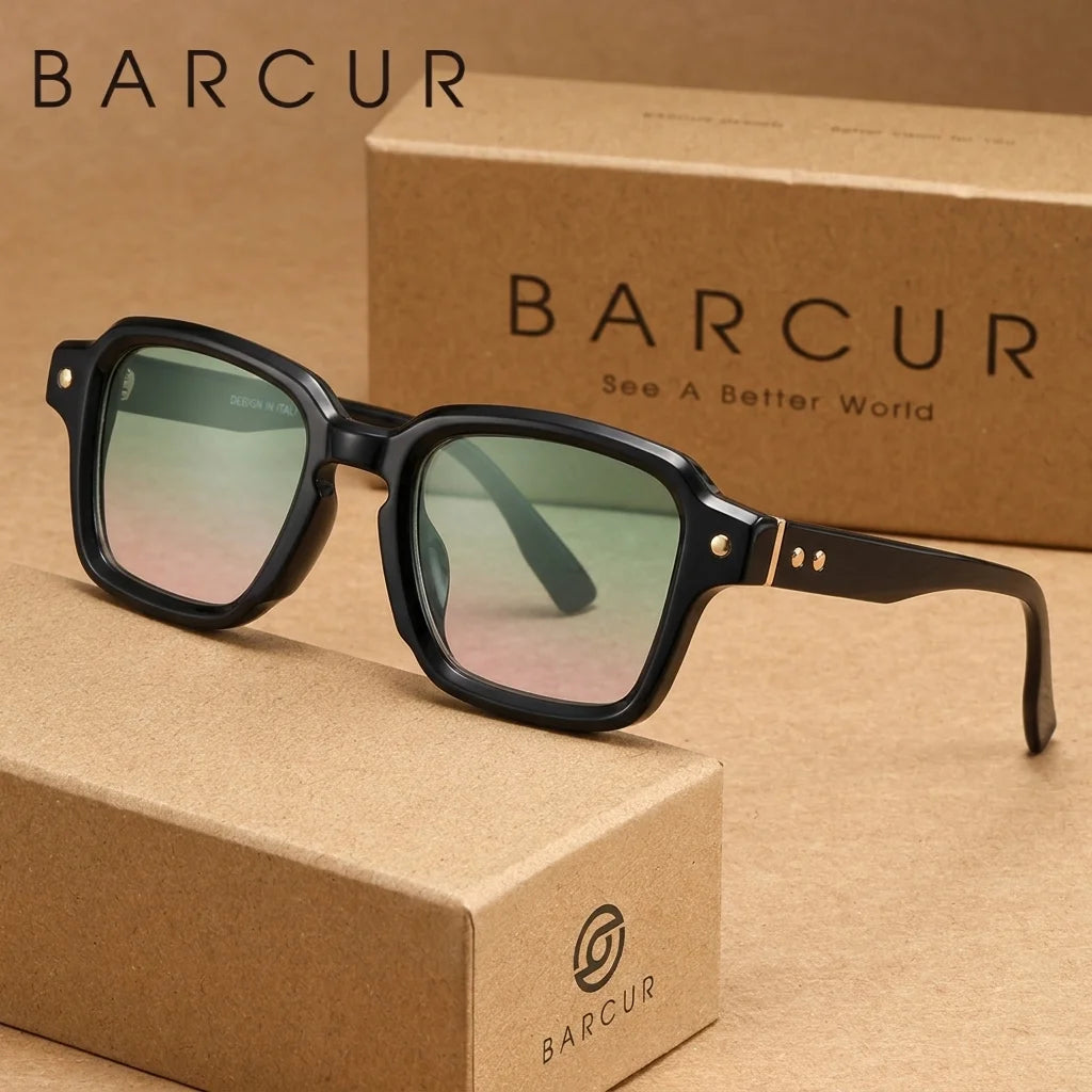 Sonnenbrille quadratisch Retro Luxe polarisiert UV400 Unisex