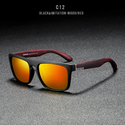 Sonnenbrille quadratisch polarisiert elastisch Spiegel 17 Farben Unisex