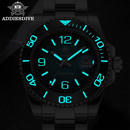 Herren-Taucheruhr 41 mm mit BGW9-Leuchtmasse und 20 Bar