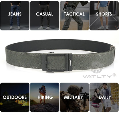 Unisex-Taktischer Gürtel aus 1100D Nylon mit Metall-Schnalle, Ideal für Airsoft-Pistolen