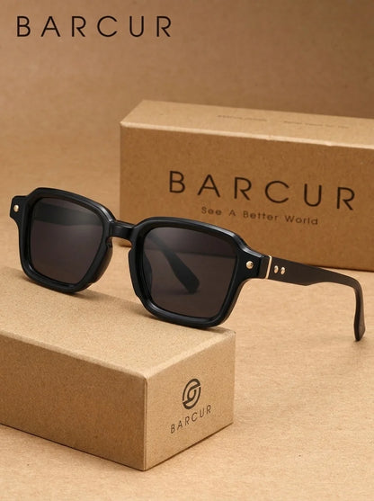 Sonnenbrille quadratisch Retro Luxe polarisiert UV400 Unisex
